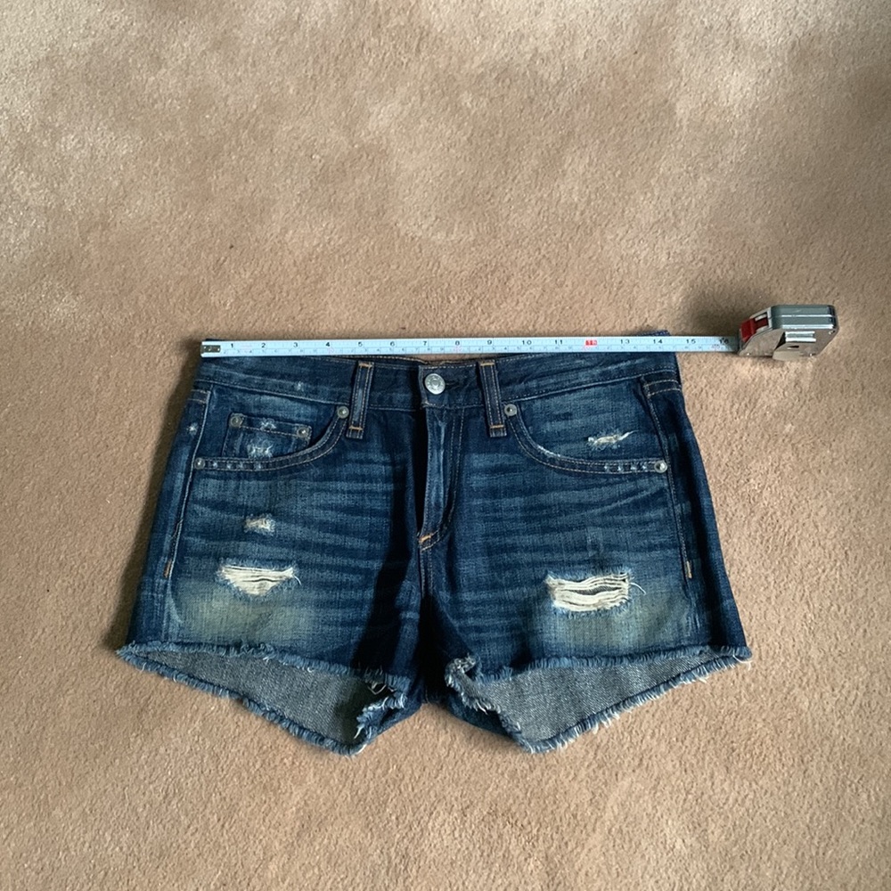 Classic Rag & Bone Ripped Jeans Shorts - Picture 3 of 9